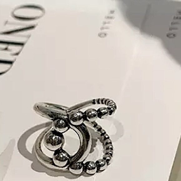 Sterling Silver Adjustable Size Ring - Picture 7 of 12